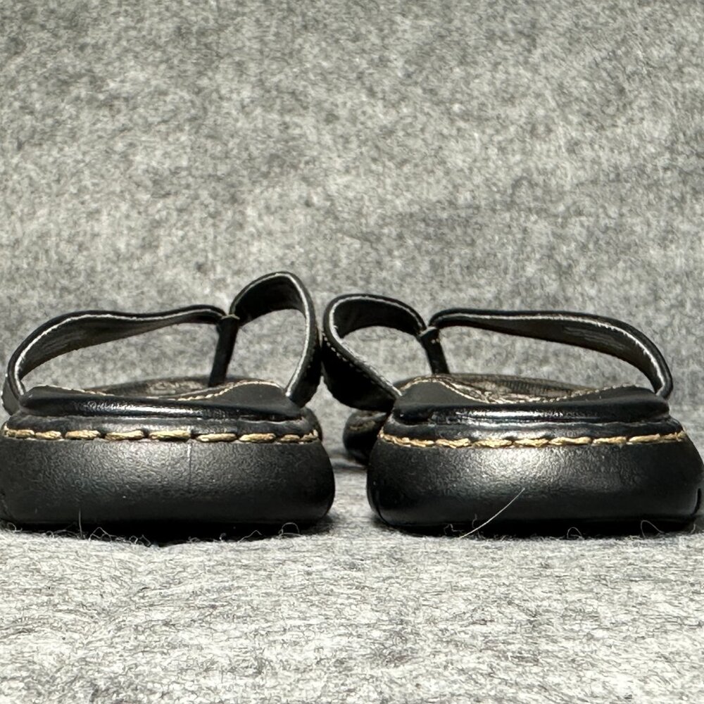 boc Black Floral Thong Sandals - Picture 4 of 12
